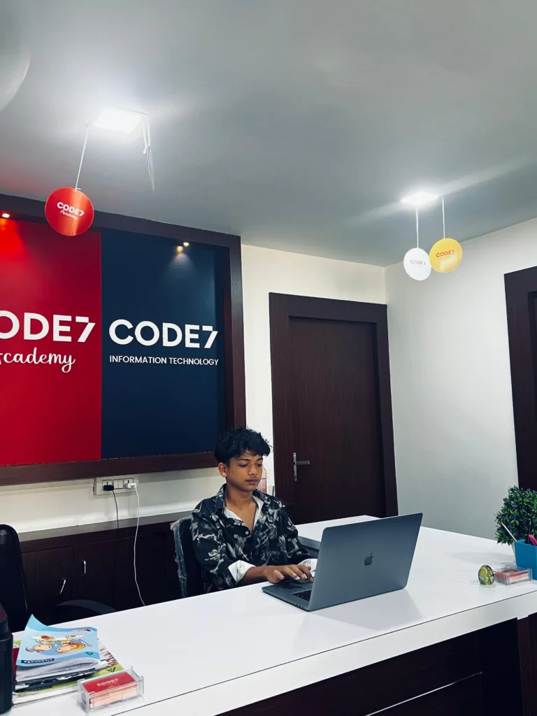 Digital marketer at work on branding and SEO strategy — featured image for About page